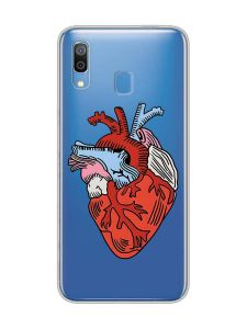 Прозорий чохол для Samsung Galaxy A30 (2019)/A20 (2019) :: Серце анатомічне (принт 250)