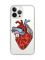 Чохол із потовщеними кутами на iPhone 14 Pro :: Серце анатомічне (принт 250)