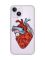 Чохол із потовщеними кутами на iPhone 14 :: Серце анатомічне (принт 250)