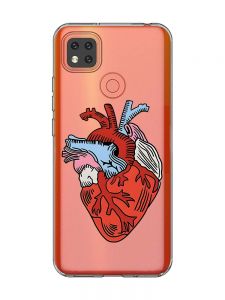 Прозорий чохол для Xiaomi Redmi 9C :: Серце анатомічне (принт 250)
