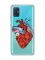 Прозорий чохол на Samsung Galaxy A51 :: Серце анатомічне (принт 250)