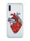 Прозорий чохол на Samsung Galaxy A50 (2019) A505 :: Серце анатомічне (принт 250)