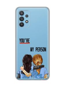 Прозорий чохол на Samsung Galaxy A32 :: Подружки з Анатомії (принт 251)