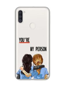 Прозорий чохол на Samsung Galaxy A11 :: Подружки з Анатомії (принт 251)