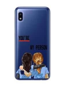 Прозорий чохол на Samsung Galaxy A10 (2019) A105 :: Подружки з Анатомії (принт 251)