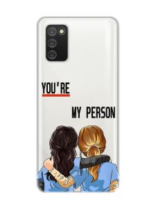 Прозорий чохол для Samsung Galaxy A02s :: Подружки з Анатомії (принт 251)
