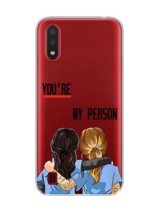 Прозорий чохол для Samsung Galaxy A01 :: Подружки з Анатомії (принт 251)