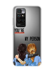 Прозорий чохол для Xiaomi Redmi 10 :: Подружки з Анатомії (принт 251)