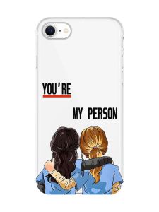 Прозорий чохол для iPhone 7, 8 :: Подружки з Анатомії (принт 251)