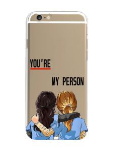 Прозорий чохол на iPhone 6/6s :: Подружки з Анатомії (принт 251)