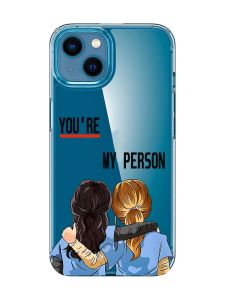 Прозорий чохол для iPhone 13 mini :: Подружки з Анатомії (принт 251)