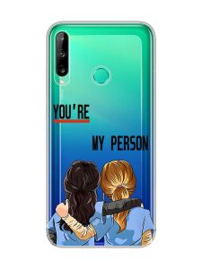 Прозорий чохол для Huawei Р40 lite E / Y7p  :: Подружки з Анатомії (принт 251)