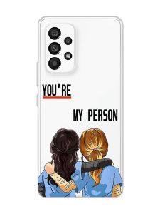 Прозорий чохол на Samsung Galaxy A53  :: Подружки з Анатомії (принт 251)