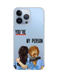 Прозорий чохол на Apple iPhone 13 Pro :: Подружки з Анатомії (принт 251)