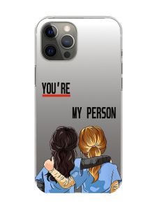 Прозорий чохол на iPhone 12 Pro Max :: Подружки з Анатомії (принт 251)