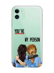 Прозорий чохол на Apple iPhone 11 (6,1) :: Подружки з Анатомії (принт 251)