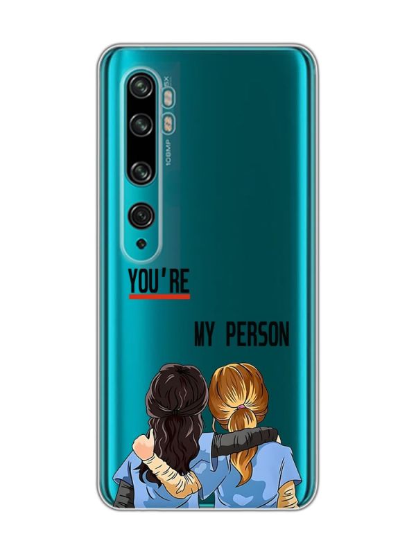Прозорий чохол на Xiaomi Mi Note 10/Note 10 Pro :: Подружки з Анатомії (принт 251)