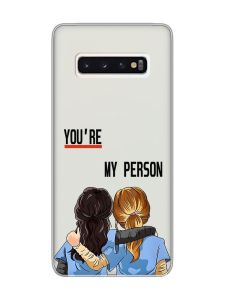 Прозорий чохол на Samsung Galaxy S10 :: Подружки з Анатомії (принт 251)