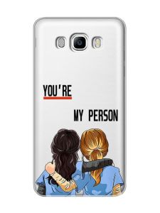 Прозорий чохол на SAMSUNG Galaxy J7(2016) J710 :: Подружки з Анатомії (принт 251)