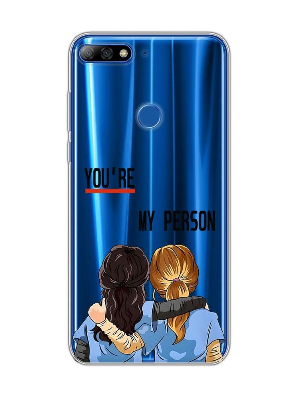 Прозорий чохол на Huawei Y7 2018 / Y7 prime 2018 :: Подружки з Анатомії (принт 251)