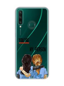 Прозорий чохол на Huawei Y6p :: Подружки з Анатомії (принт 251)