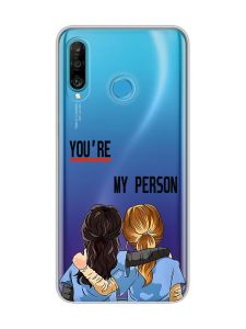 Прозорий чохол на Huawei P30 Lite :: Подружки з Анатомії (принт 251)