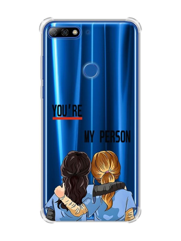 Чохол з потовщеними кутами на Huawei Y7 2018/Y7 Prime 2018 :: Подруги з Анатомії (принт 251)