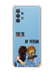 Чохол з потовщеними кутами на Samsung Galaxy A32 :: Подруги з Анатомії (принт 251)