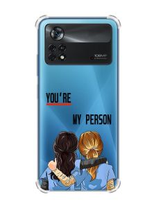 Чохол з потовщеними кутами на Xiaomi Poco X4 Pro 5G :: Подруги з Анатомії (принт 251)