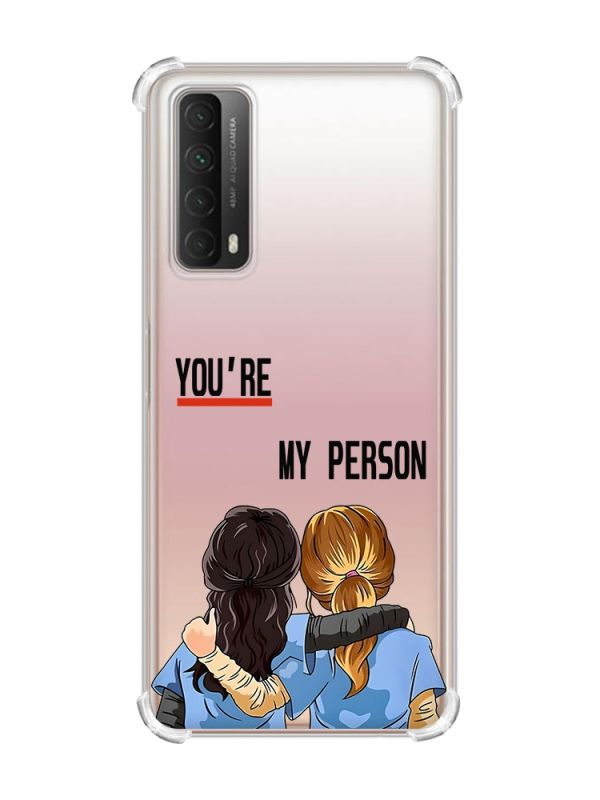 Чохол з потовщеними кутами на Huawei P Smart 2021 :: Подруги з Анатомії (принт 251)