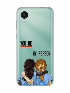 Прозорий чохол на Samsung Galaxy A03 Core / A032 :: Подружки з Анатомії (принт 251)