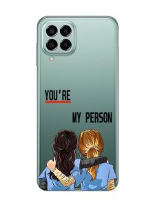 Прозорий чохол на Samsung Galaxy M33 5G :: Подружки з Анатомії (принт 251)