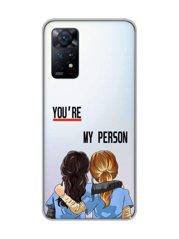 Прозорий чохол на Xiaomi Redmi Note 11 Pro :: Подружки з Анатомії (принт 251)