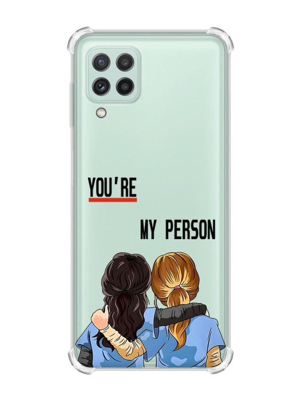 Чохол із потовщеними кутами на Samsung Galaxy A22 5G / A22s 5G :: Подруги з Анатомії (принт 251)