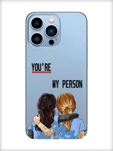 Прозорий чохол на Apple iPhone 13 Pro Max :: Подружки з Анатомії (принт 251)