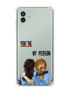 Чохол з потовщеними кутами на Samsung Galaxy M13 5G :: Подруги з Анатомії (принт 251)