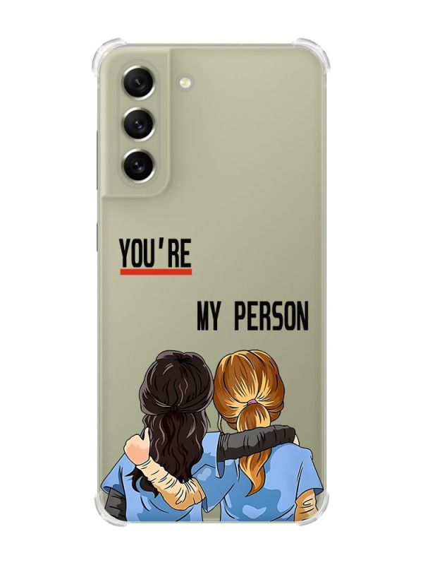 Чохол із потовщеними кутами на Samsung S21 FE :: Подруги з Анатомії (принт 251)