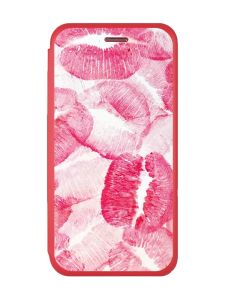 Чохол-книжка з малюнком для Xiaomi Redmi Note 8 Pro Червоний :: Цьомики (принт 93)