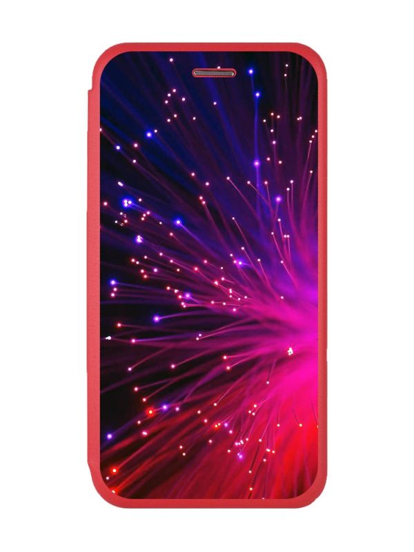 Чохол-книжка з малюнком для Samsung Galaxy A32 Червоний :: Салют (принт 98)