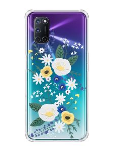 Чохол з потовщеними кутами на Oppo A52/A72/A92 :: Квіти. Акварель (принт 271)