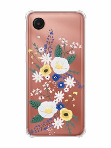 Чохол з потовщеними кутами на Samsung Galaxy A03 Core/A032 :: Квіти. Акварель (принт 271)