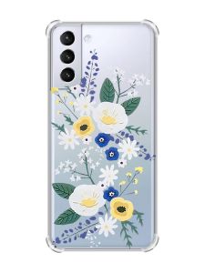 Чохол з потовщеними кутами на Samsung Galaxy S21 (G991) :: Квіти. Акварель (принт 271)