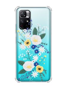 Чохол з потовщеними кутами на Xiaomi Redmi Note 11 4G :: Квіти. Акварель (принт 271)