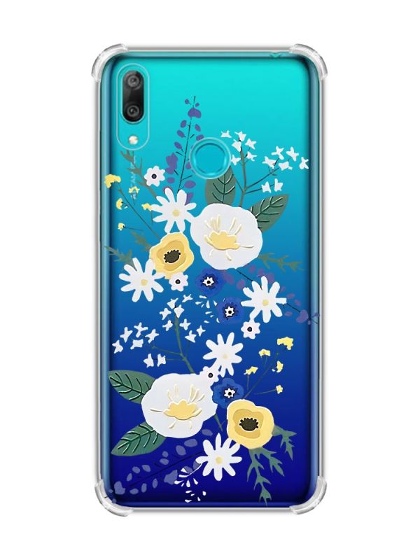 Чохол з потовщеними кутами Huawei Y7 2019/Y7 prime 2019 :: Квіти. Акварель (принт 271)