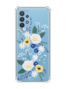 Чохол з потовщеними кутами на Samsung Galaxy A32 :: Квіти. Акварель (принт 271)