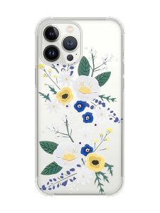 Чохол із потовщеними кутами на iPhone 14 Pro :: Квіти. Акварель (принт 271)