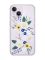 Прозорий чохол із захистом камери на iPhone 14 :: Квіти. Акварель (принт 271)