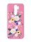Матовий рожевий чохол на Xiaomi Redmi Note 8 Pro :: Квіти. Акварель (принт 271)