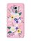 Матовий рожевий чохол на Samsung Galaxy J7(2016) J710 :: Квіти. Акварель (принт 271)