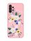 Матовий рожевий чохол на Samsung A13 4G :: Квіти. Акварель (принт 271)